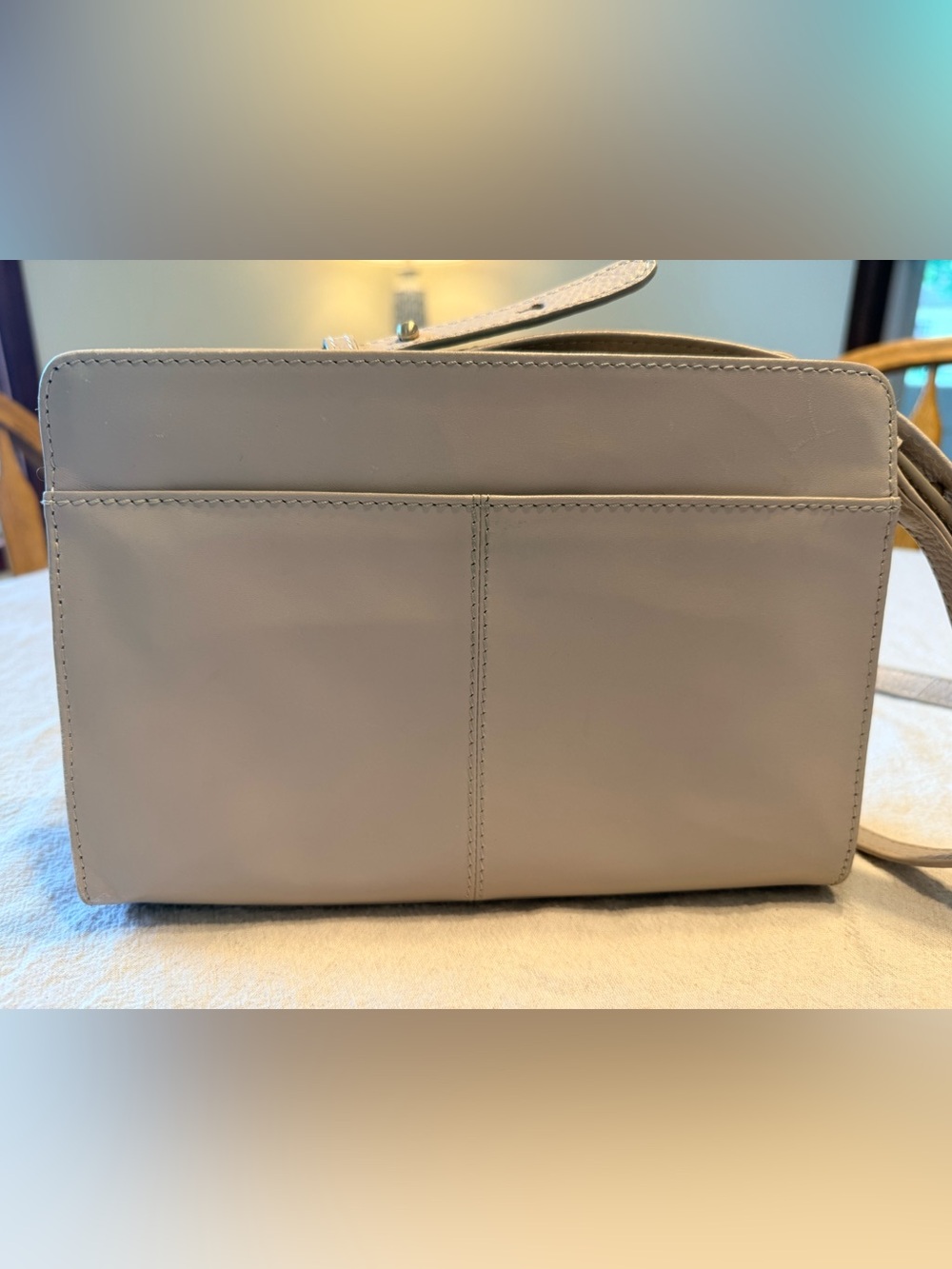 RADLEY LONDON Taupe Leather Crossbody Bag - Picture 3 of 8
